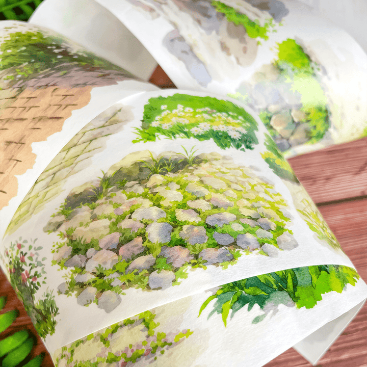 Stone Path PET Tape Suitable For Mixed Media Art