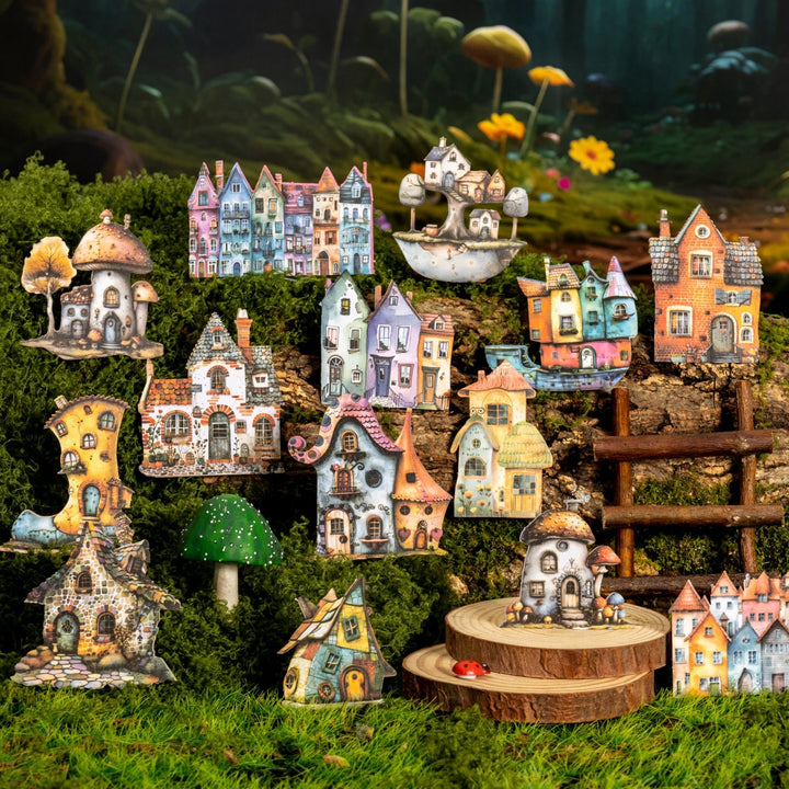 Strange House Magic Scenery Writing Paper Stickers