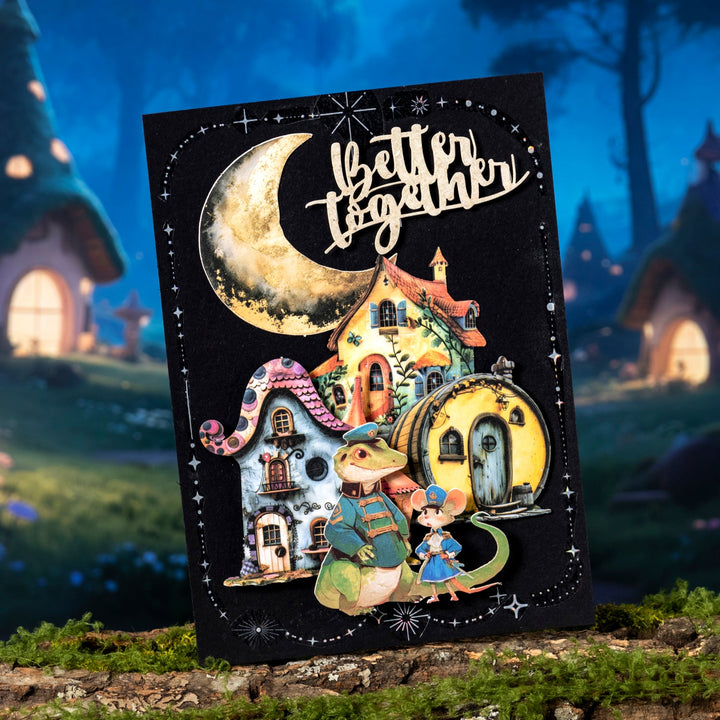 Strange House Scenery Creation Stickers Collection