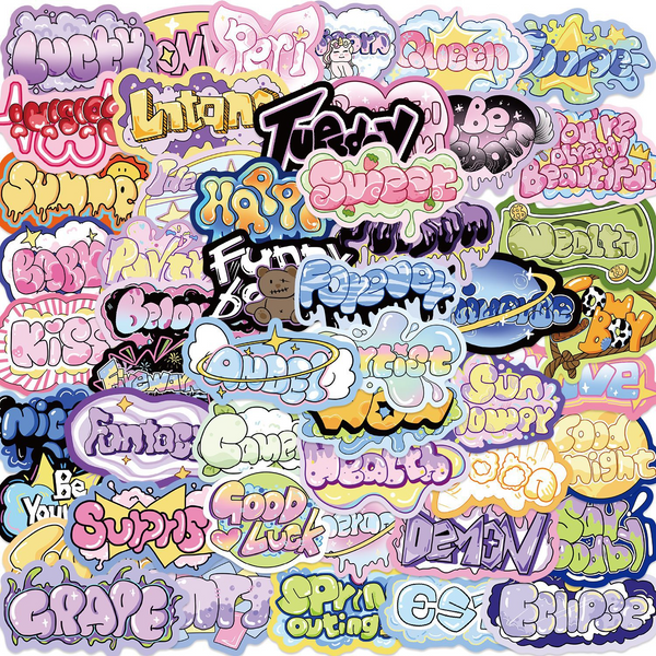 Street Graffiti Stickers Perfect for Journaling
