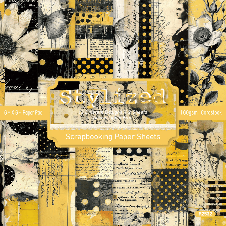 Stylized Retro Backgrounds for Visual Journaling