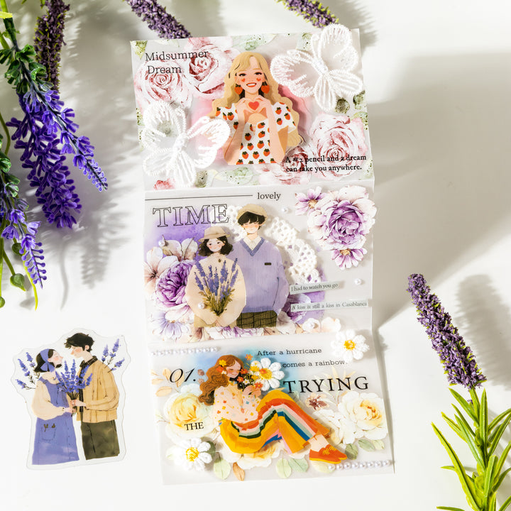 Summer Date Couple Weekend Stickers | Planner Love Theme