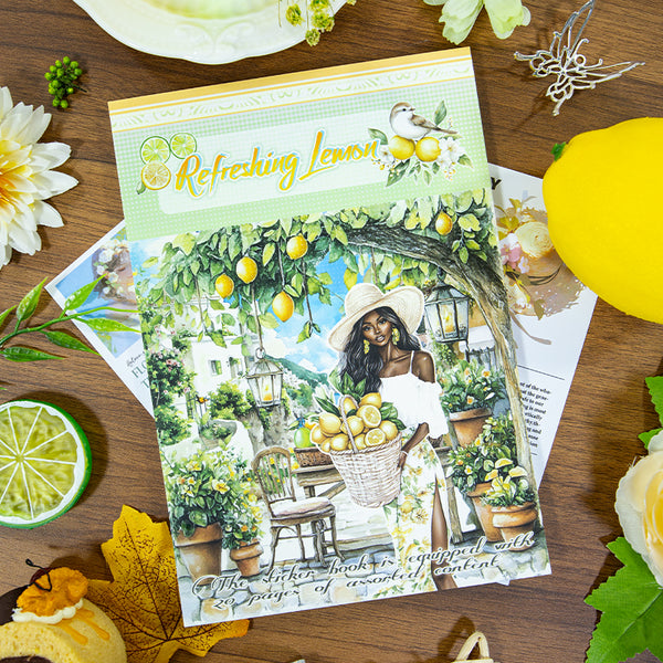 Summer Sticker Book Lemon Season aesthetic PET stickers