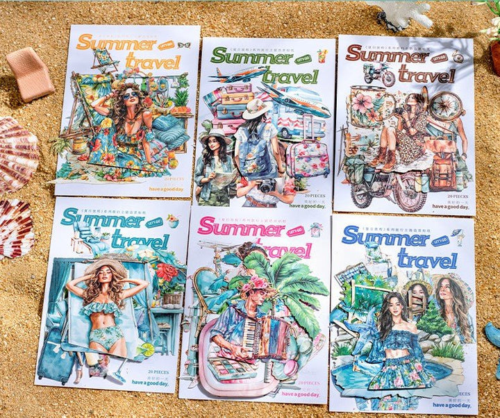 Summer Travel DIY Materials for Personal Journals