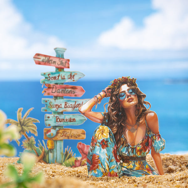 Summer Travel Stickers Travel Journal DIY Kit