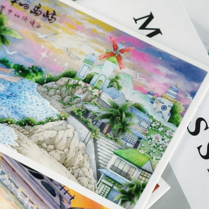 Sunlight Coast Ocean Scenery PET Tape