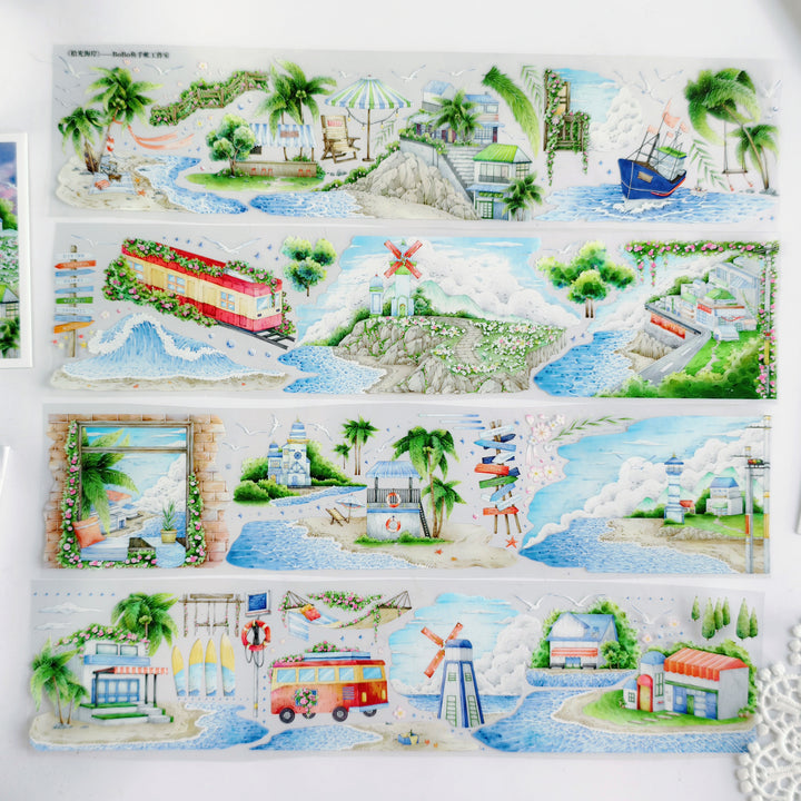 Sunlight Coast PET Tape Ocean DIY Journal