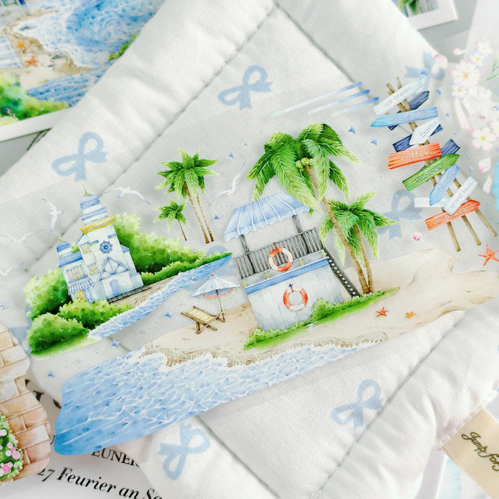Sunlight Coast PET Tape Ocean Scenery Suitable For Scrapbook
