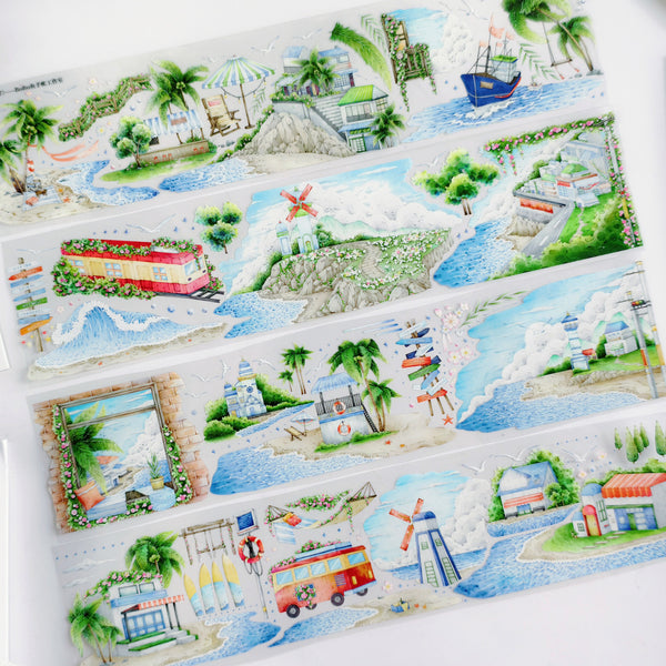 Sunlight Coast PET Tape Ocean Scrapbook Design