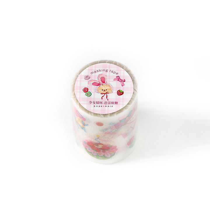 Sweet Cute Glitter Sand Die-cut Tapes PET Tapes Daily Life Mood