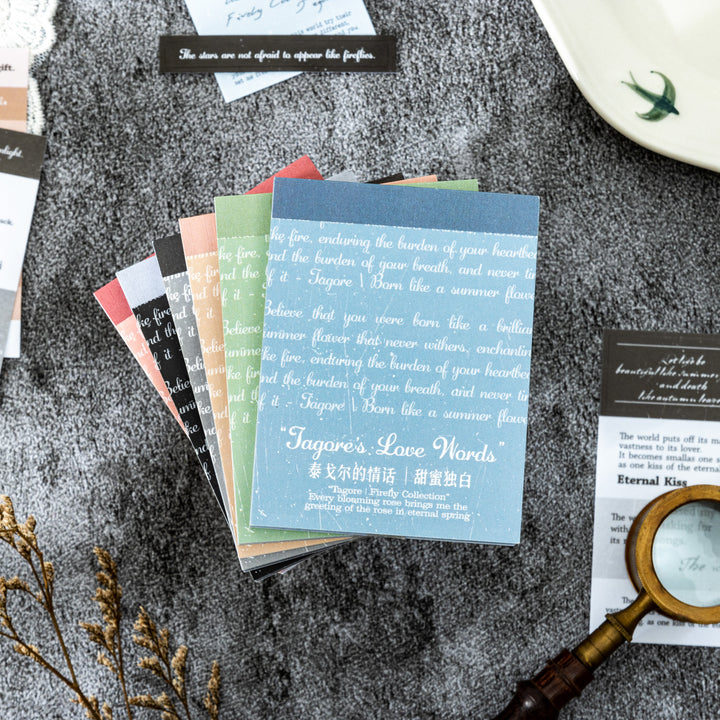 Tagore Love Words Scrapbooking Idea