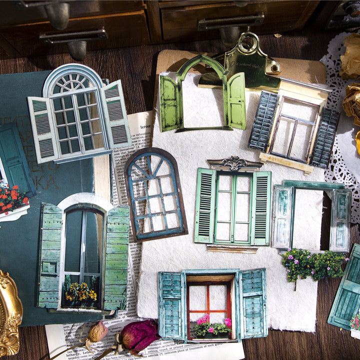 Tales By Window Retro Border Cardstock Stickers for Artistic Decoration