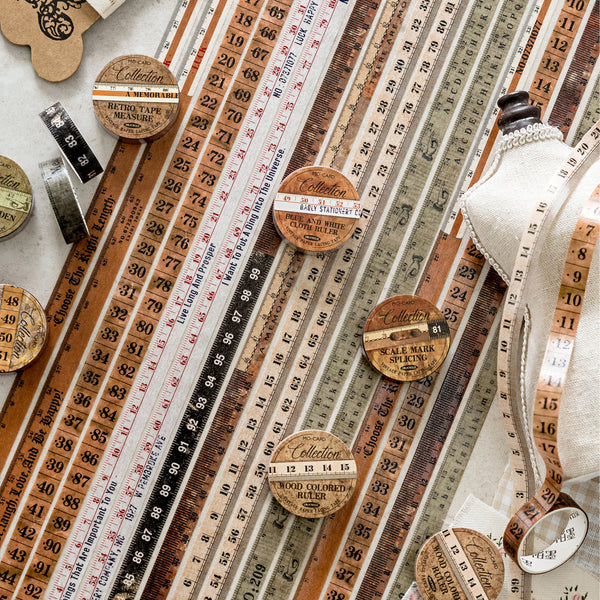 Tape Measure Collection Decorative Washi Tape for DIY Scrapbooking