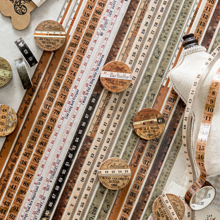 Tape Measure Collection Decorative Washi Tape for DIY Scrapbooking