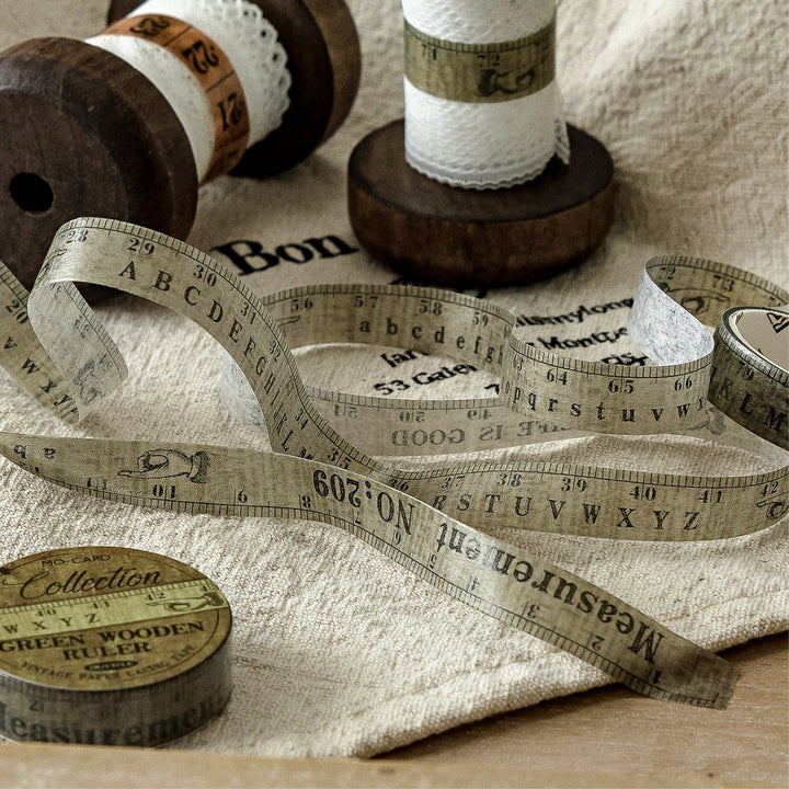 Tape Measure Collection Retro Washi Tape for Unique Creations