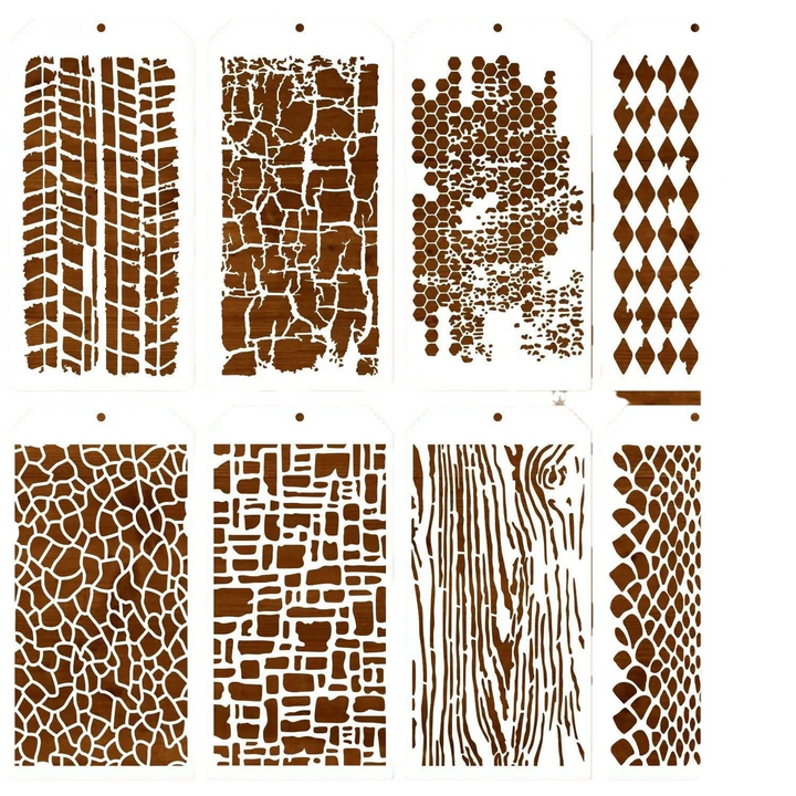 Texture Stencil Painting Template I Basic Hollow Stencil Retro Aesthetic DIY