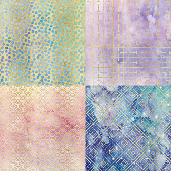 Textured Paper Background Paper Purple Geometry Dots and Stars