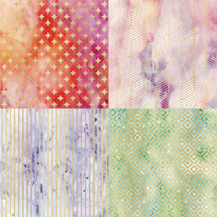 Textured Paper Craft Paper Purple Geometry Scrapbook Decor