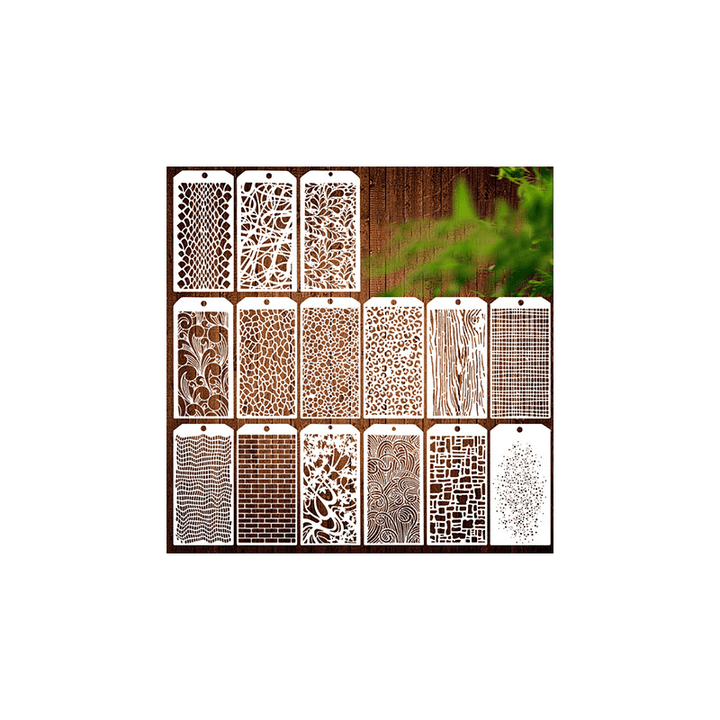 Textures Stencils Painting Template Geometry Design White Background