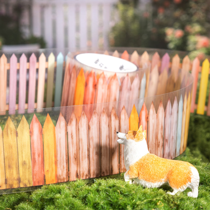 The Fence in the Sun PET Tape Artistic Collage Material