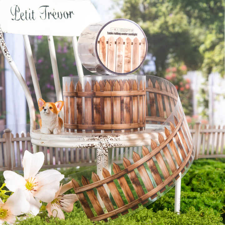The Fence in the Sun PET Tape DIY Countryside Scene