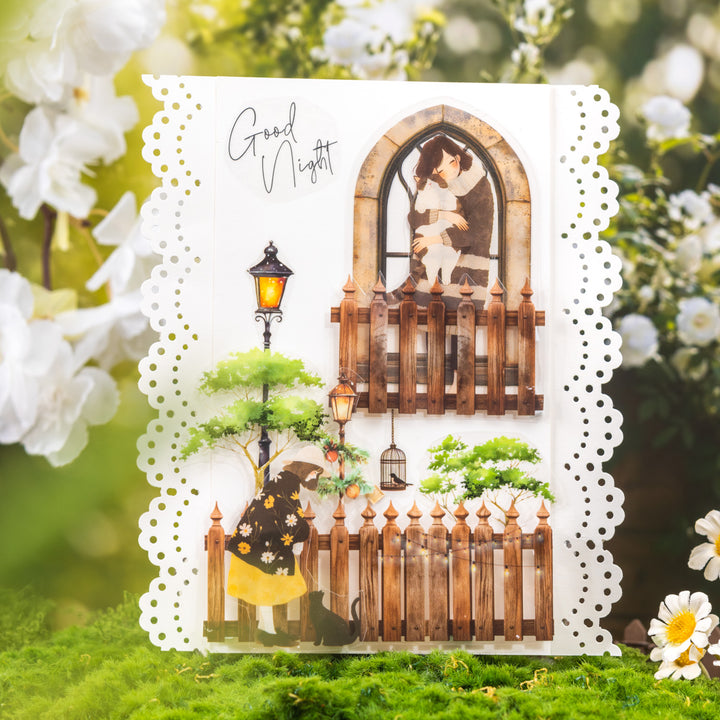 The Fence in the Sun PET Tape Scrapbook Craft Supplies