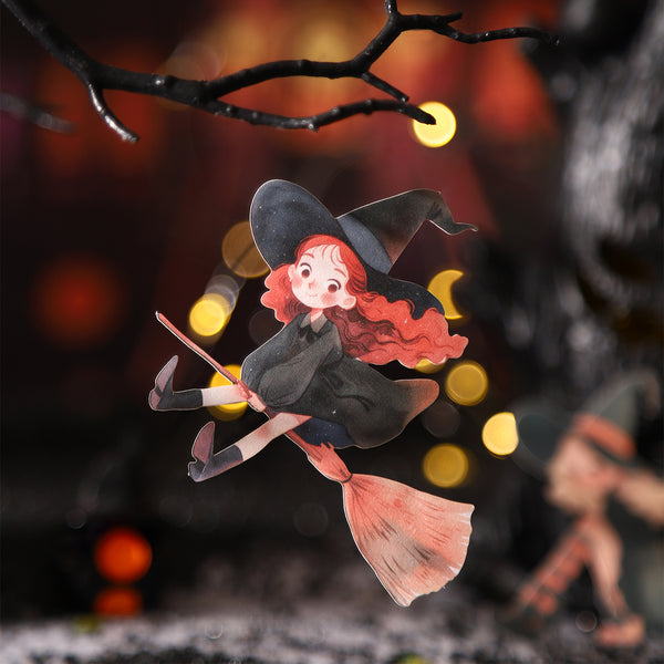 The Little Witch Lilith Magic Sticker For Diary Creation