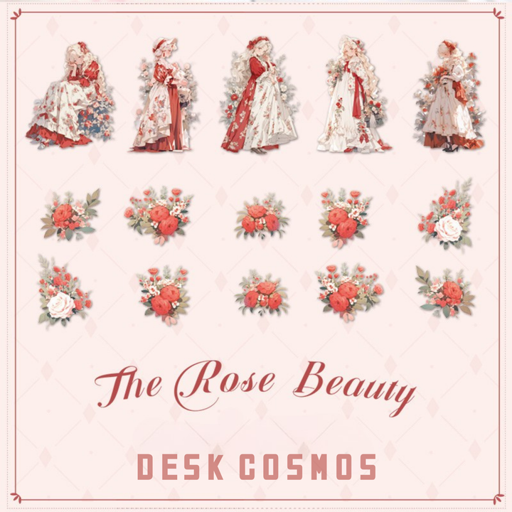 The Rose Beauty Journal Stickers