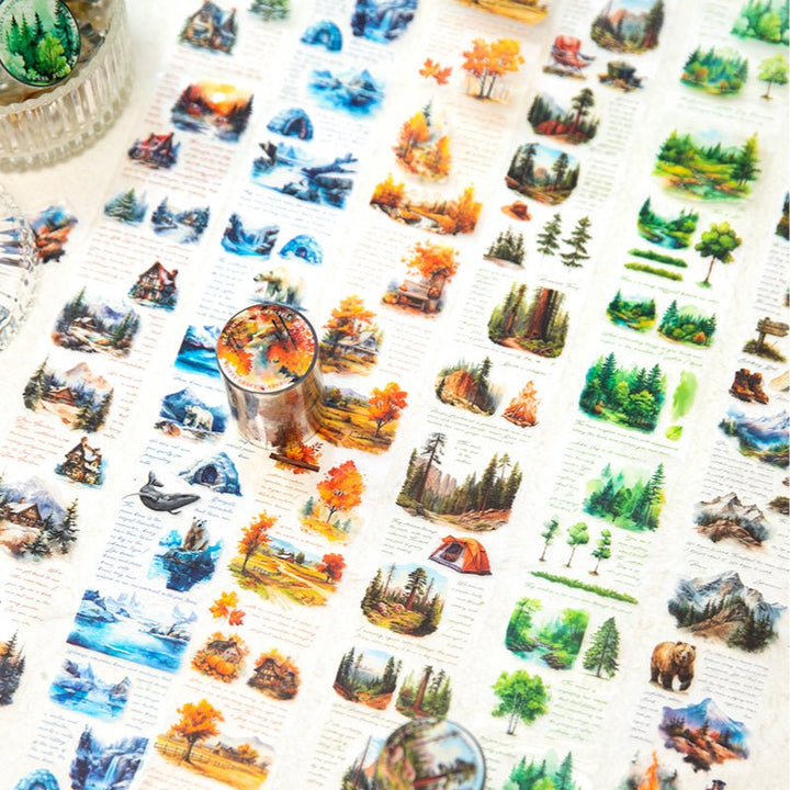 The Scenery of the Journey PET Tape Scenic Journaling Supplies