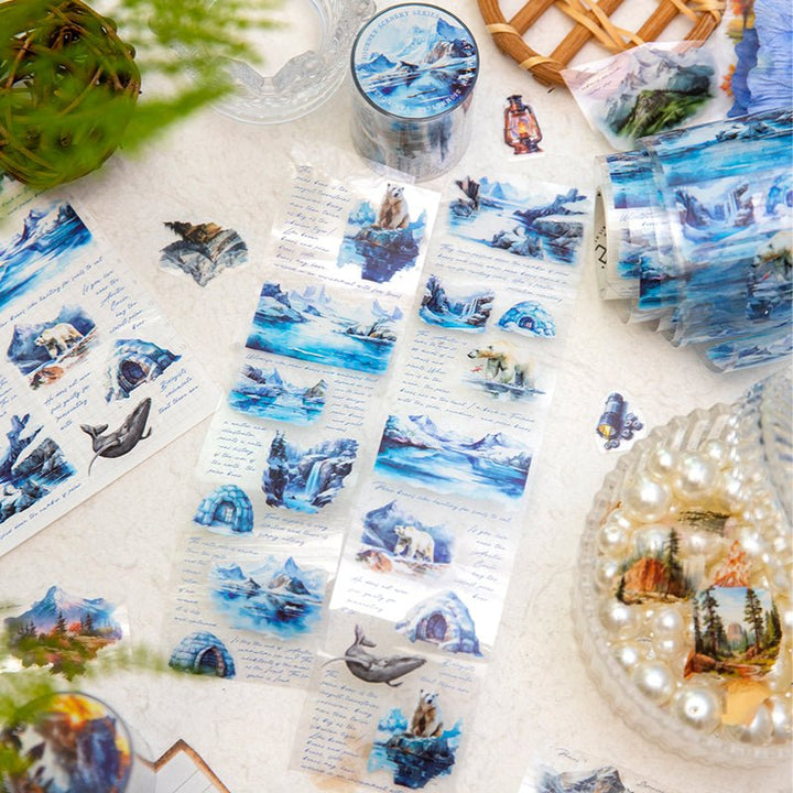 The Scenery of the Journey PET Tape Travel Theme DIY Supplies