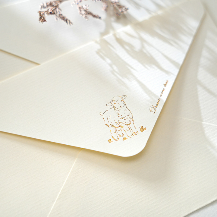 The Song of Wilderness Series Premium Floral Gold Foil Paper Suitable for Creative Use