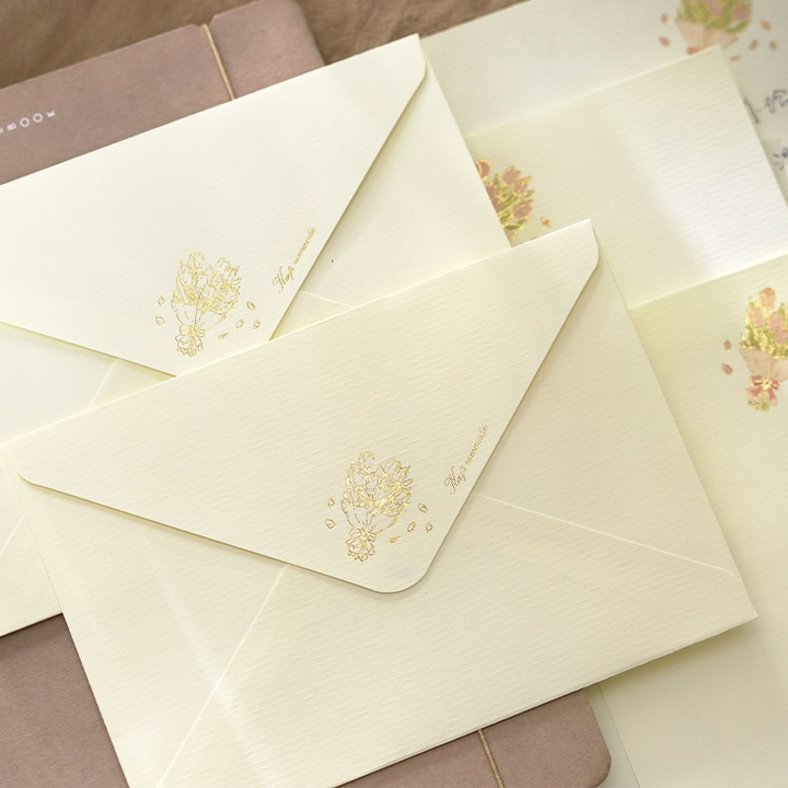 The Song of Wilderness Series Simple Gold Foil Paper Suitable for Scrapbook Layout