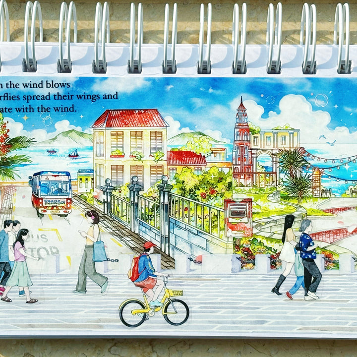 Tide Dock Daily Life Ocean PET Tape Diary Decoration