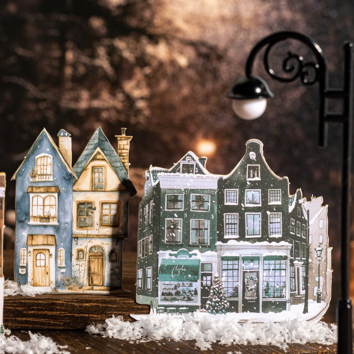 Time Cabin Cabin Stickers Collage Supplies Self-Adhesive Scrapbooking