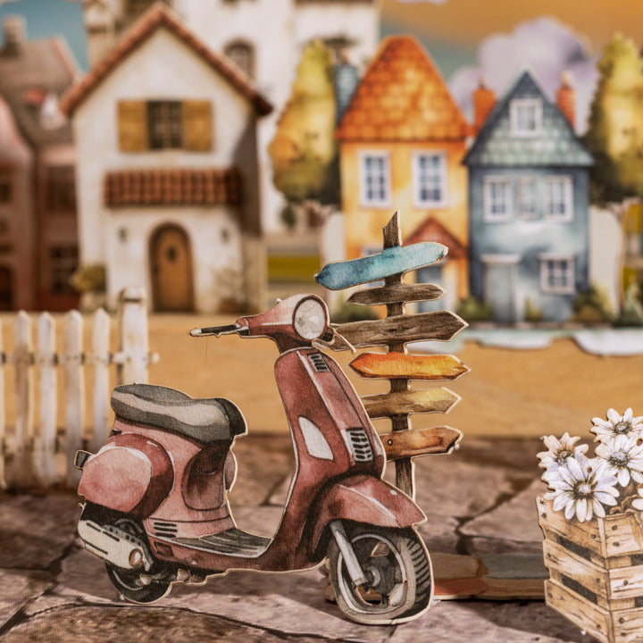 Time Cabin Cardstock Stickers Vintage House Decor