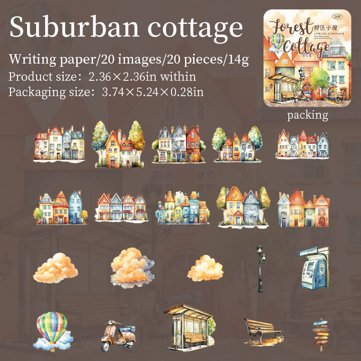 Time Cabin Suburban Cottage Stickers Rustic Decor
