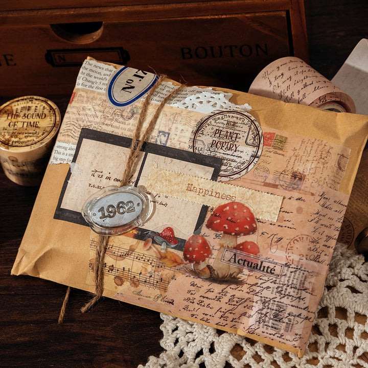 Time Past Series Washi Tape Romantic Scrapbook Supply