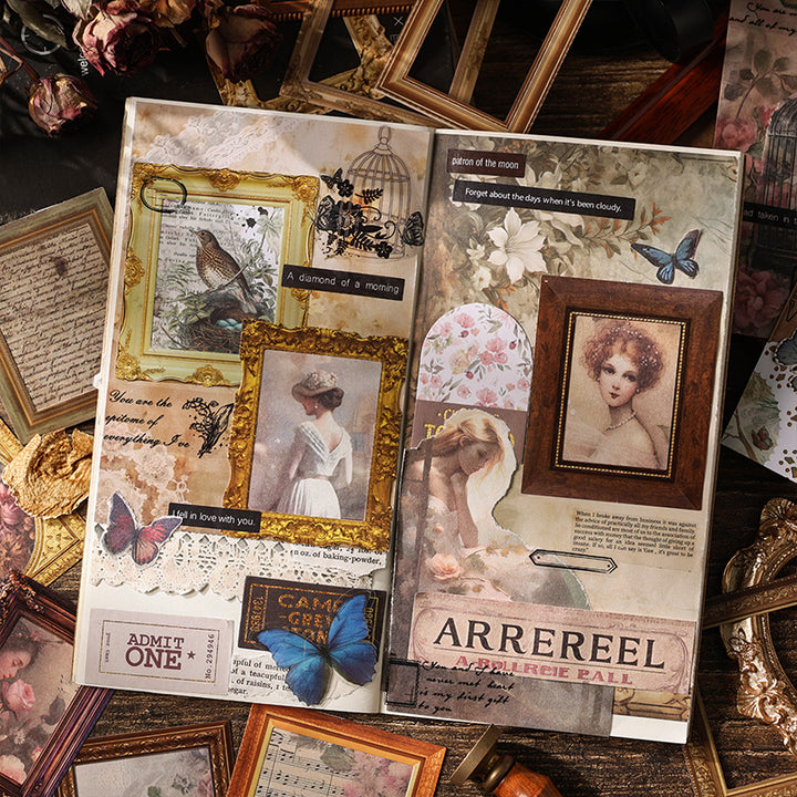 Timeless Memories PVC Stickers Artistic Planner Supplies