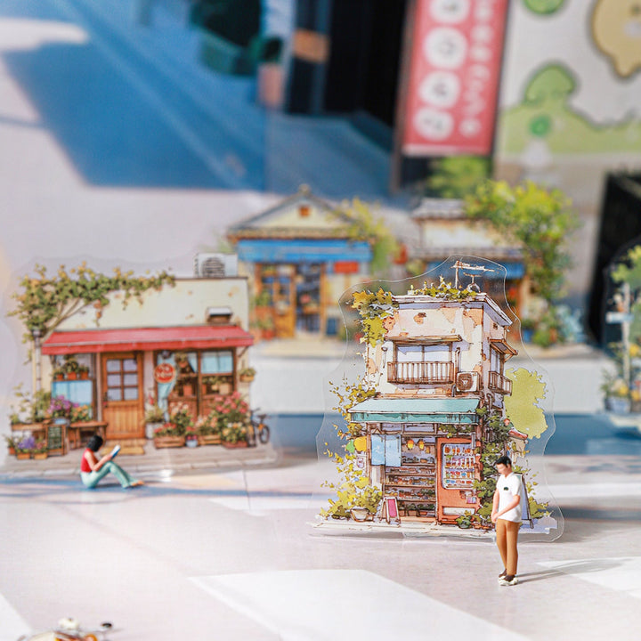 Travel PET Stickers Pack Your Bags Urban Scenery