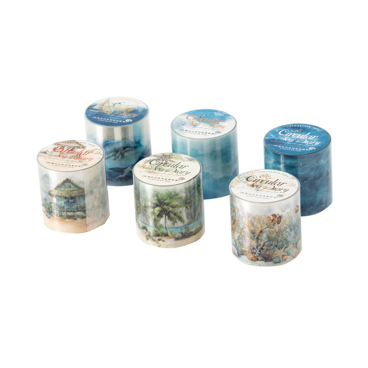 Travel PET Tape Diary of a Tour Ocean Style daily decor use