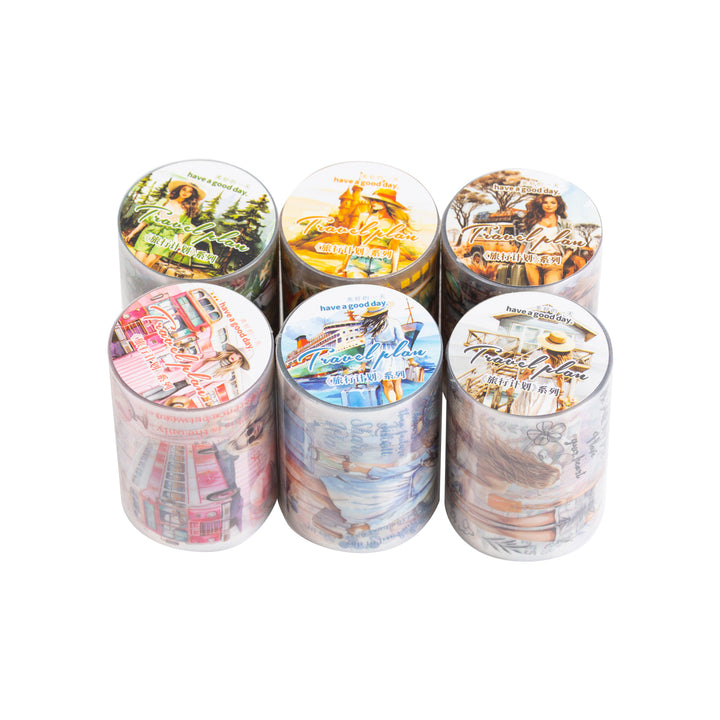 Travel Plan PET Tape for Travel Journal Decoration