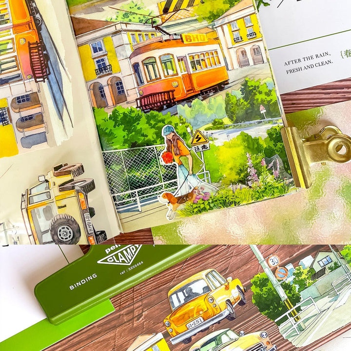 Travel Spring Camping In The Wild PET Tape Artistic Stationery