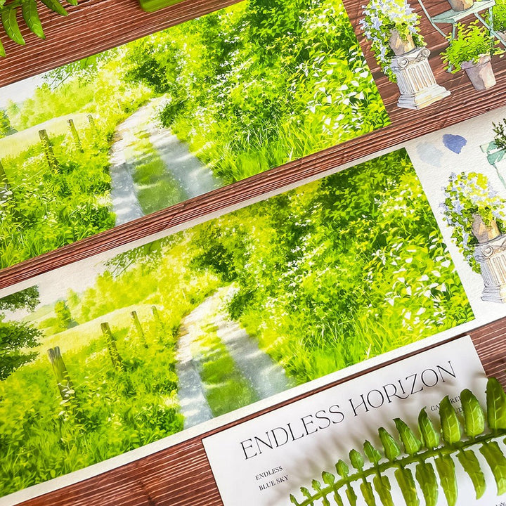 Travel Spring Camping In The Wild PET Tape City Countryside Theme