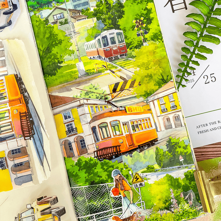 Travel Spring Camping In The Wild PET Tape Scrapbooking Crafts