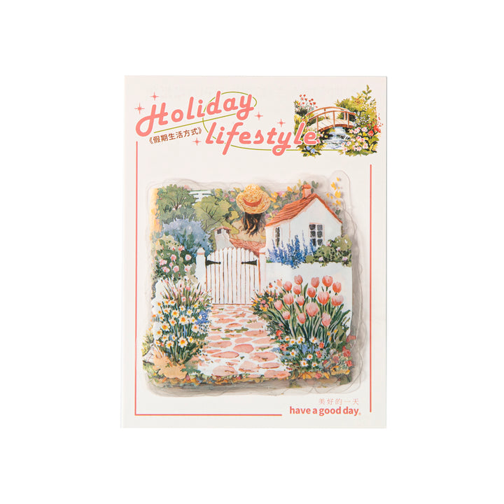Travel Stickers Holiday Lifestyle PET for scrapbook