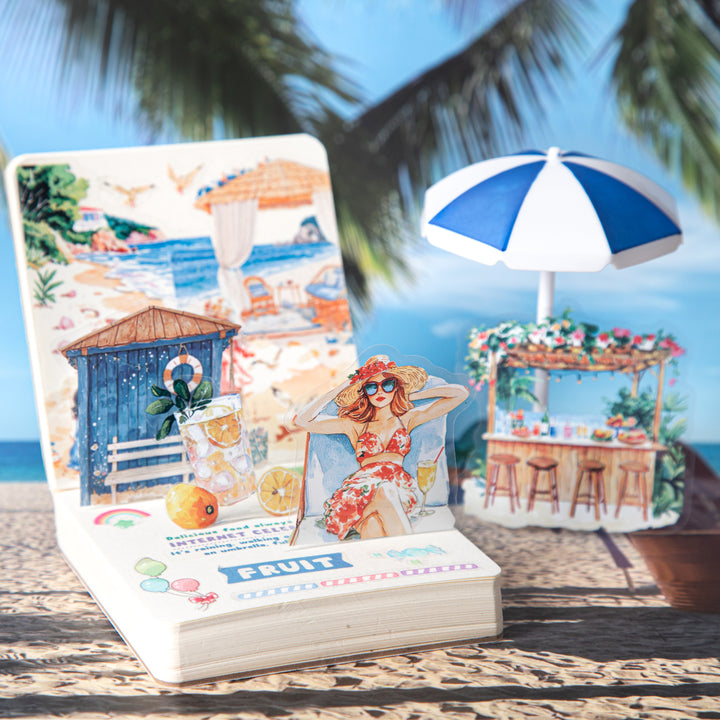 Travel Stickers Holiday Lifestyle PET landscape stickers