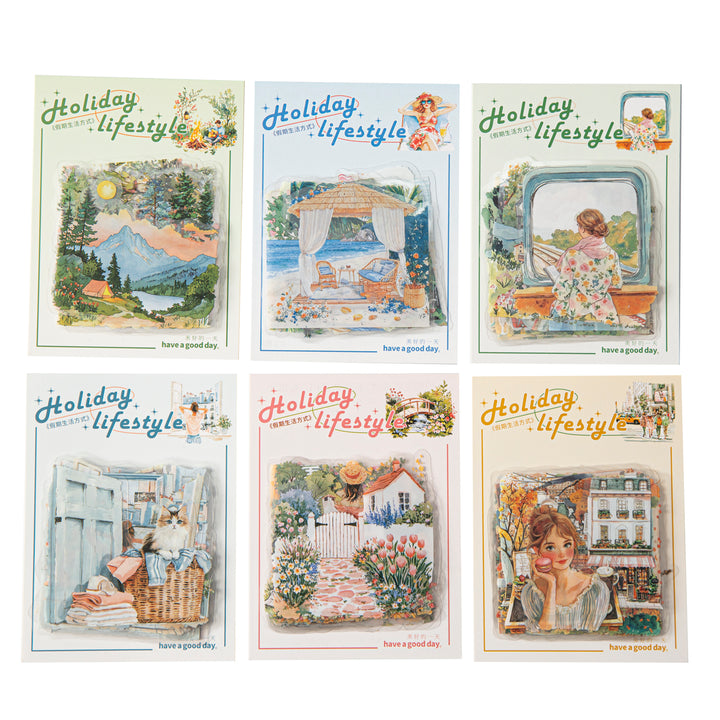 Travel Stickers Holiday Lifestyle PET vintage vacation