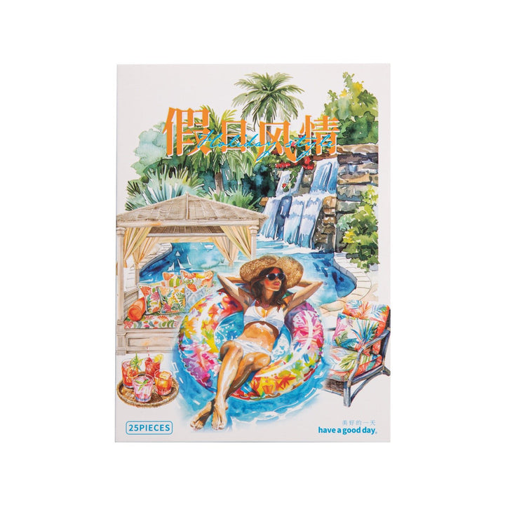 Travel Stickers Holiday Style PET Planner Supplies