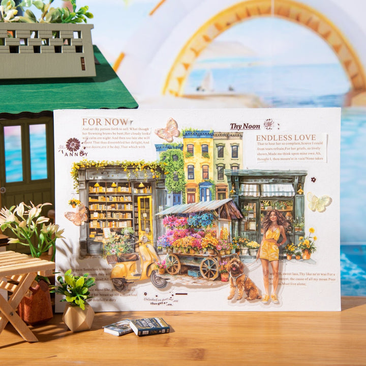 Travel Stickers Holiday Style PET Vacation Stickers