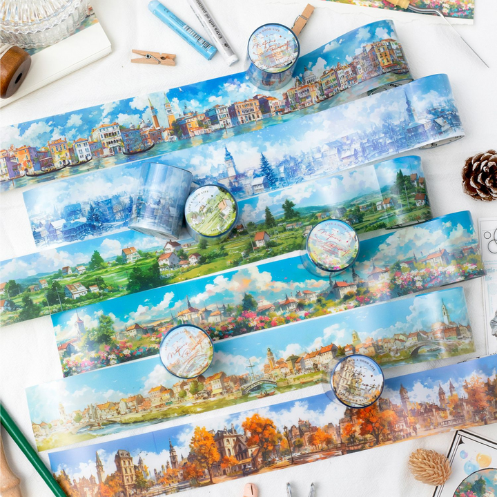 Travel Time Scenery Tape Nature Journal Creative